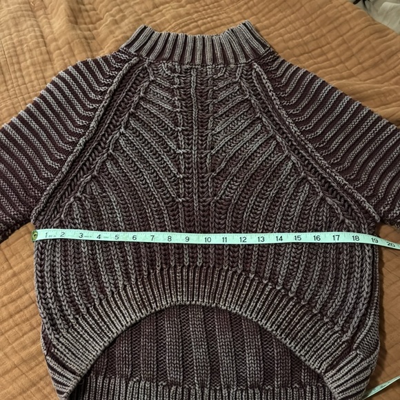 Free People mock neck cropped balloon sleeve sweater - Picture 8 of 8